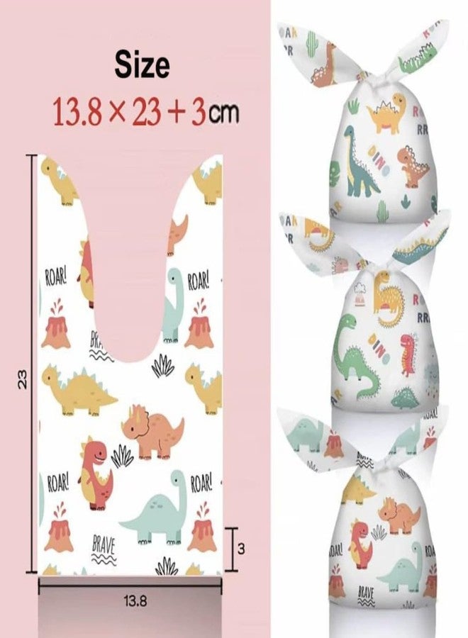 VRB Dec أكياس هدايا VRB Dec 50 قطعة - أكياس بوتلي، أكياس هدايا لأعياد ميلاد الأطفال - أكياس تغليف الهدايا - أكياس هدايا لتوزيع الهدايا - أكياس هدايا - أكياس هدايا لتوزيع الهدايا - أكياس هدايا لتوزيع الهدايا (50 قطعة بوتلي بتصميم ديناصورات متنوعة) - Image 2